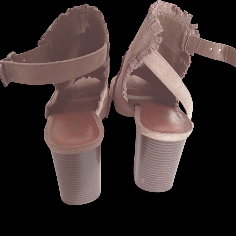 MIA Urban Open Toe Sling Back Block Heel Size 9.5,  Women's Shoes, Stacked Heel - Picture 6 of 12